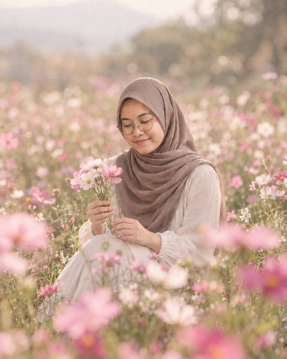 Cosmos Flower Field