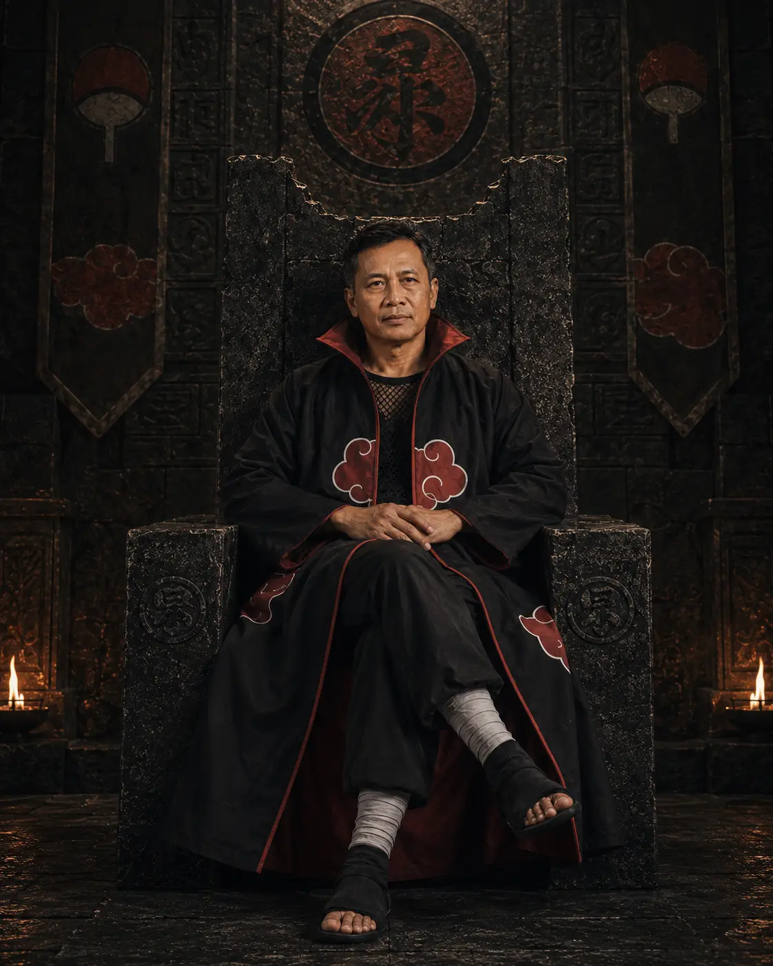 Akatsuki Throne Pose