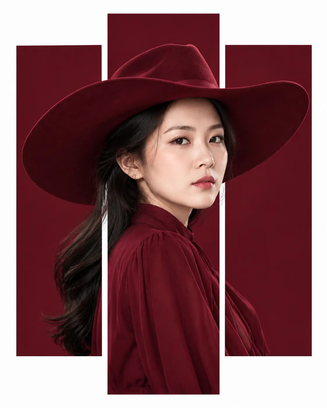 Three Rectangular Crops Portrait