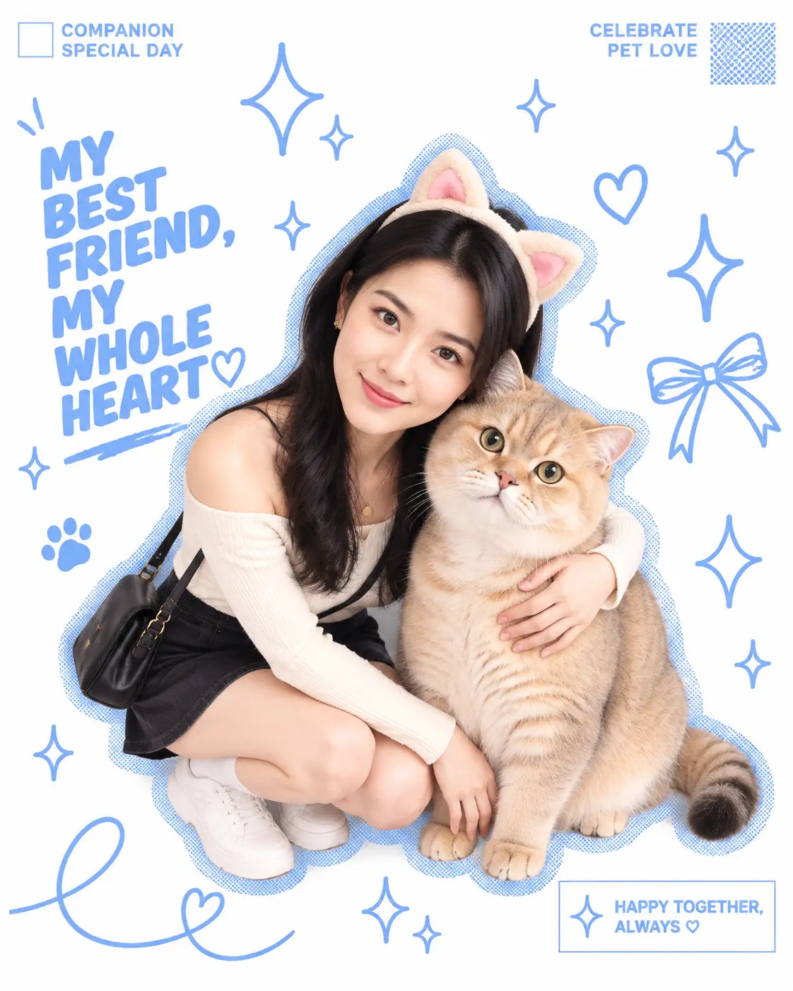 Y2K Photo with Pet