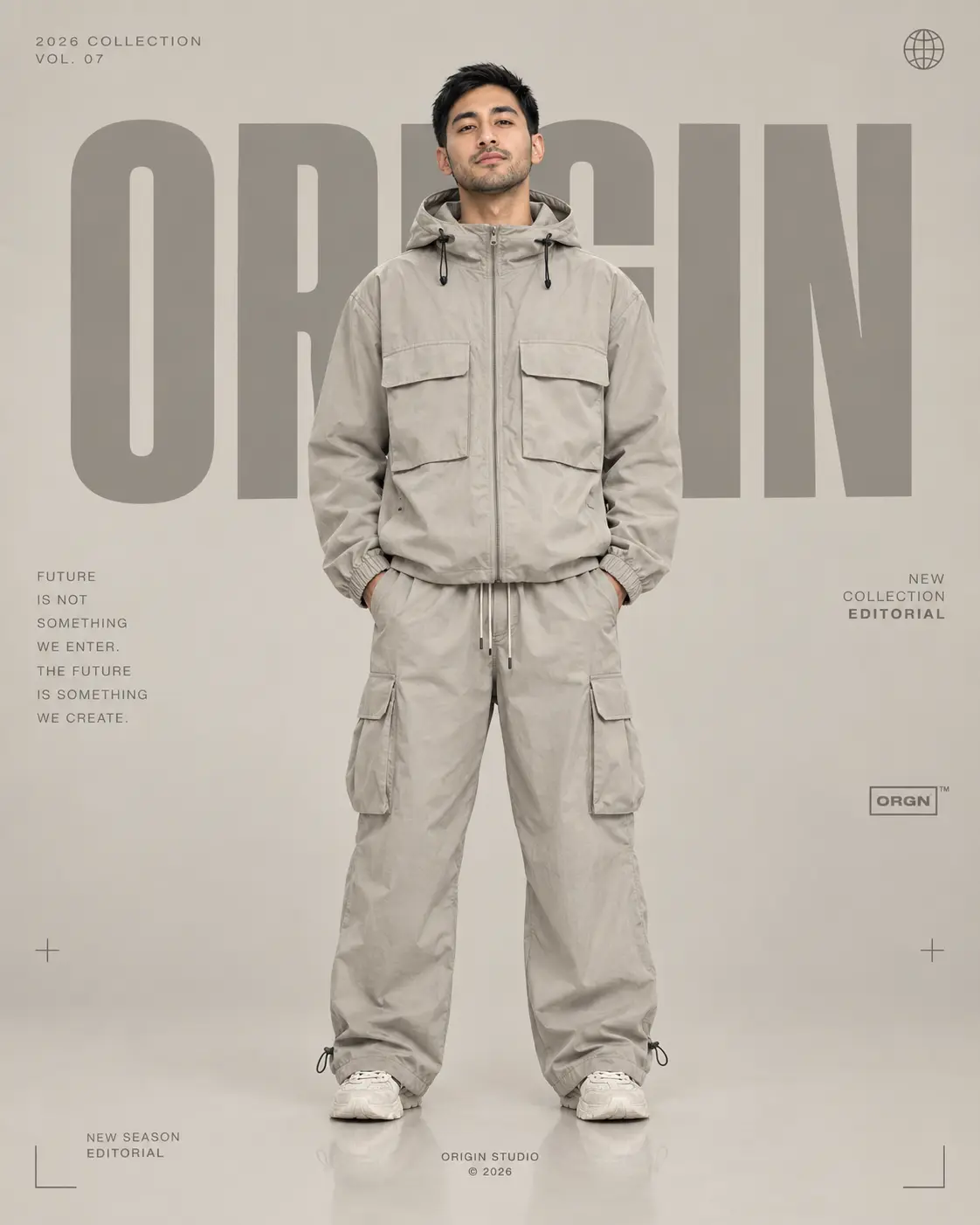 Minimalist Fashion Editorial Poster