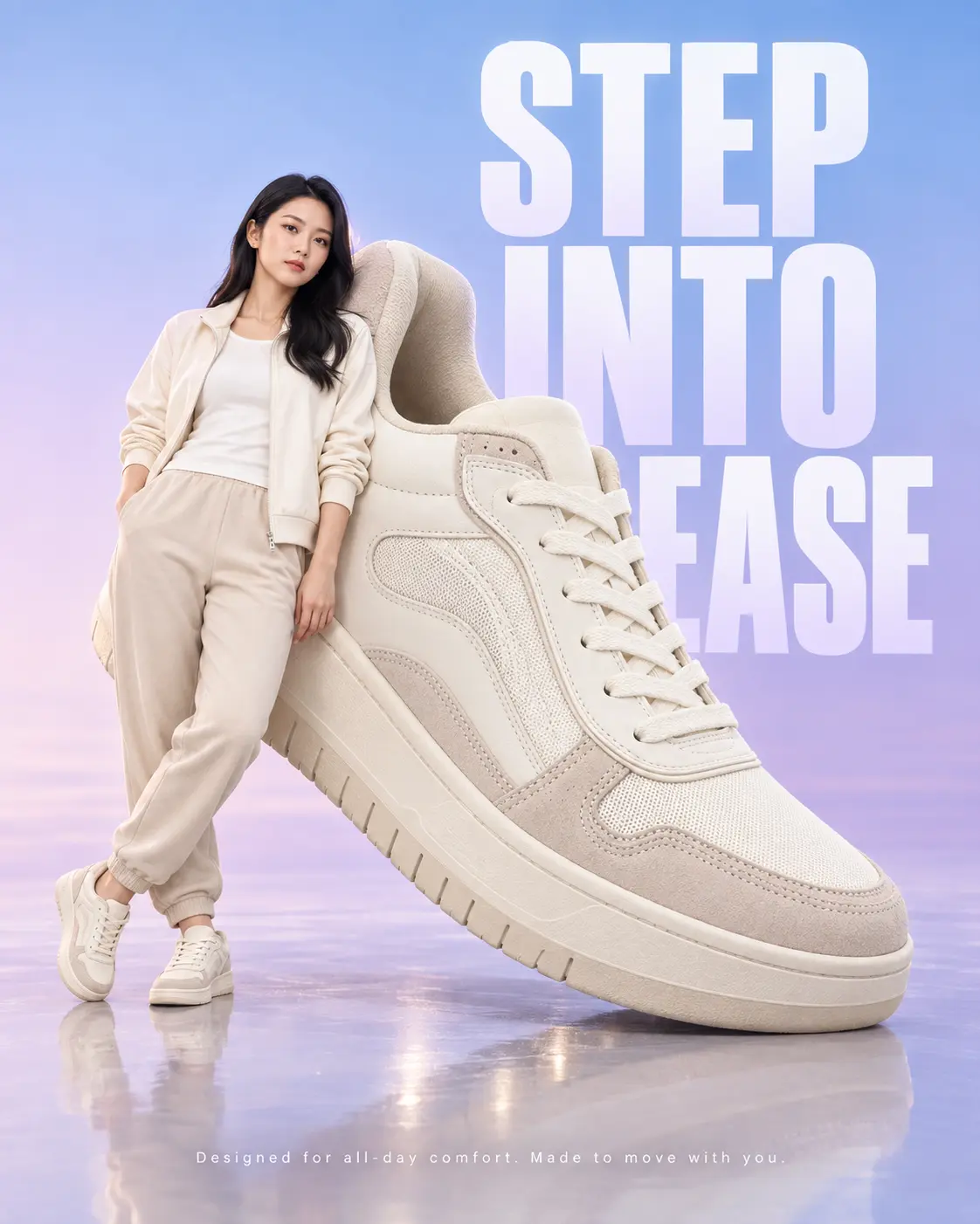 Footwear Clean Modern Poster
