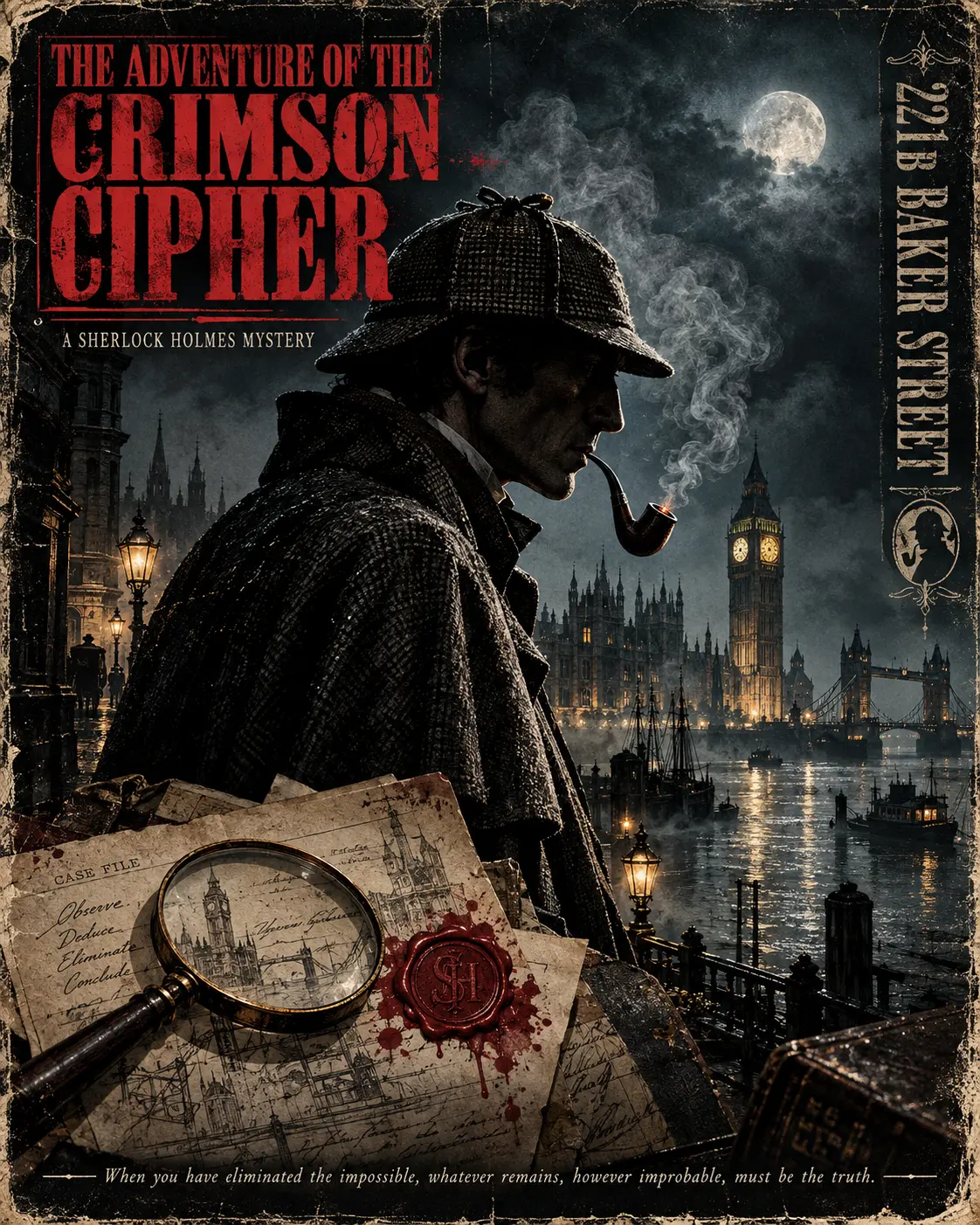 Sherlock Holmes-inspired Classic Poster