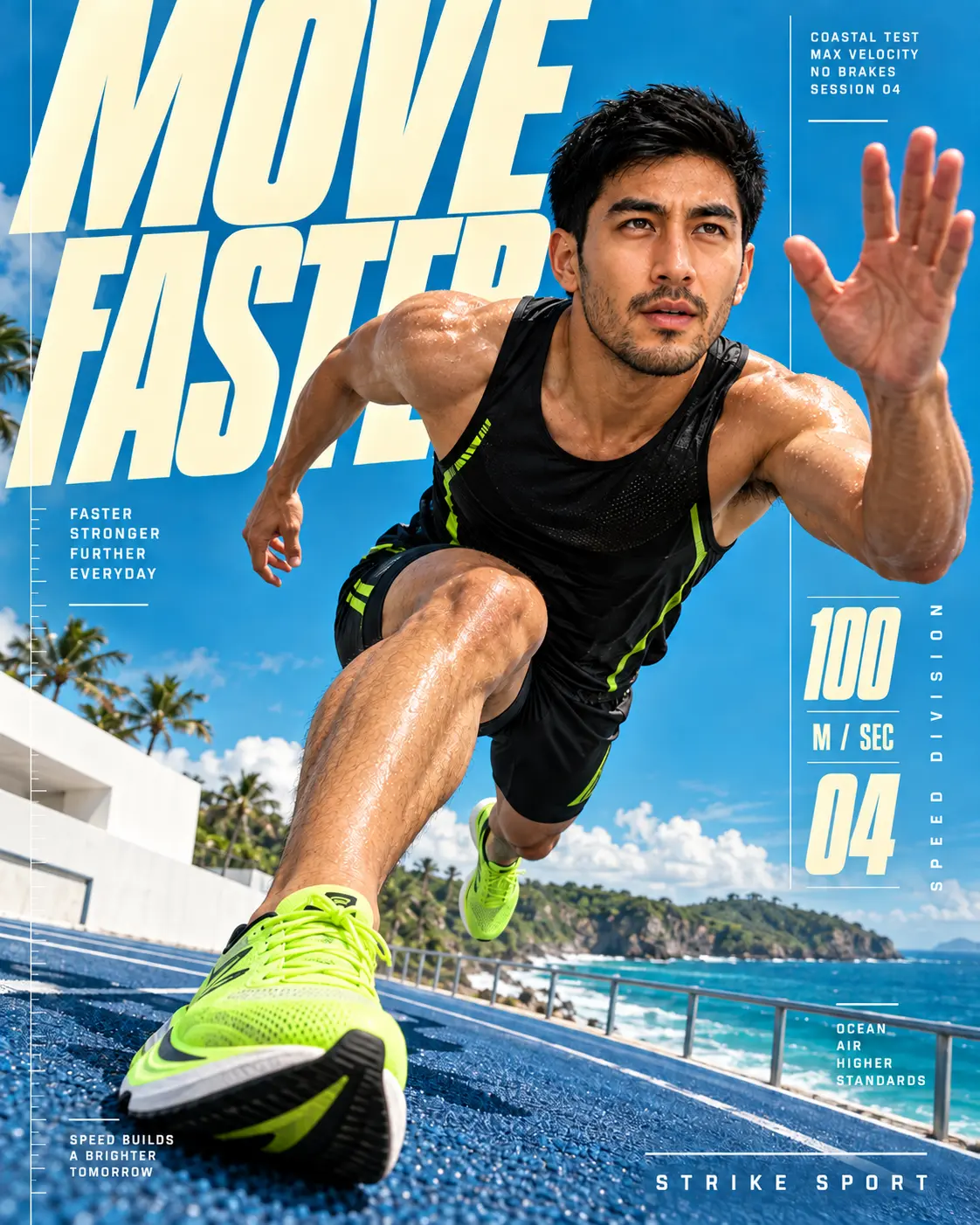 Running Event Editorial Poster