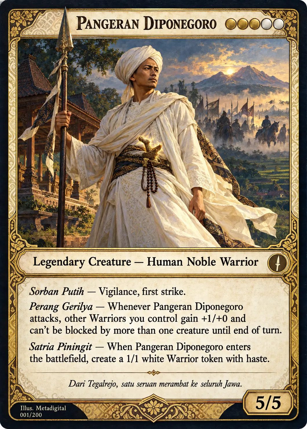 TCG-Inspired Hero Illustration