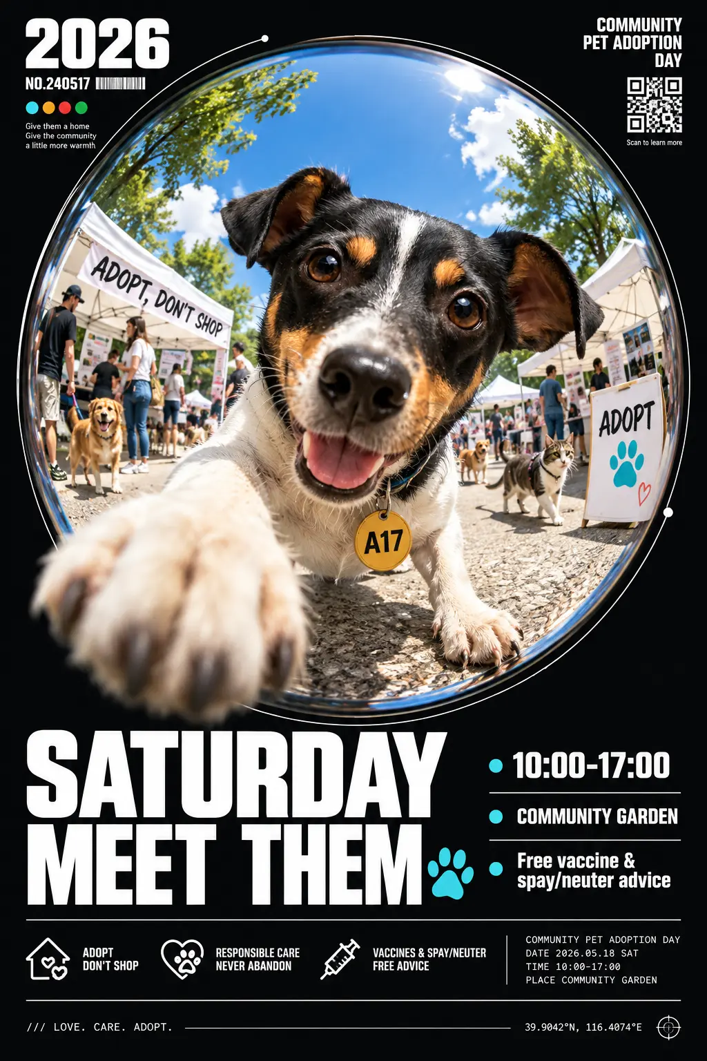 Pet Adoption Event Poster