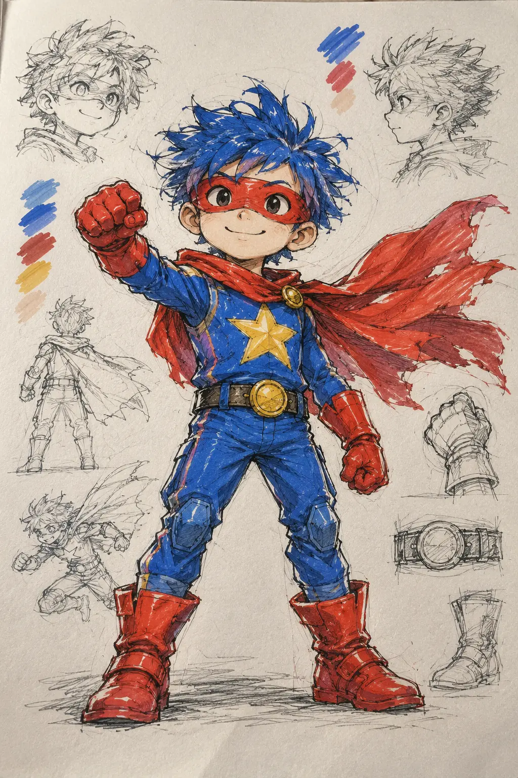 Children Drawing to Proper Sketch