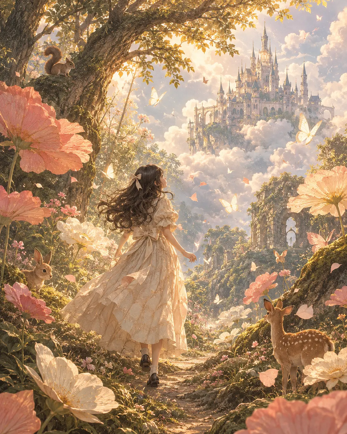 Enchanted Forest Path to the Floating castle
