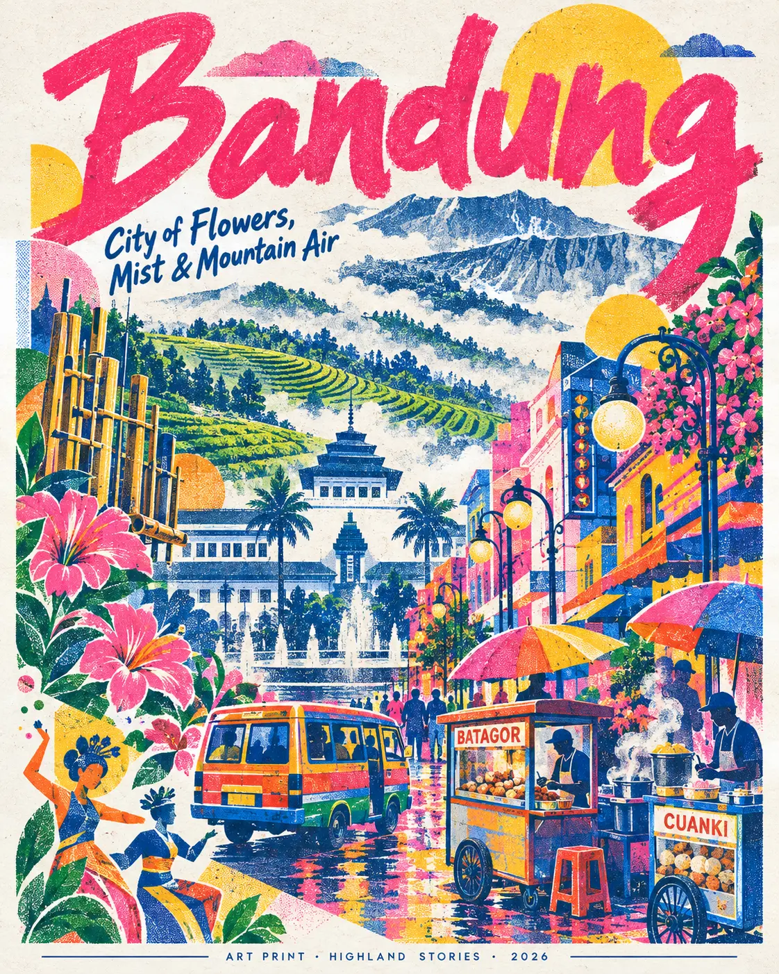 Risograph Printing Travel Poster