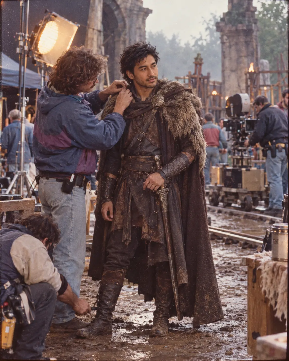 Behind 80s Fantasy Movie Set