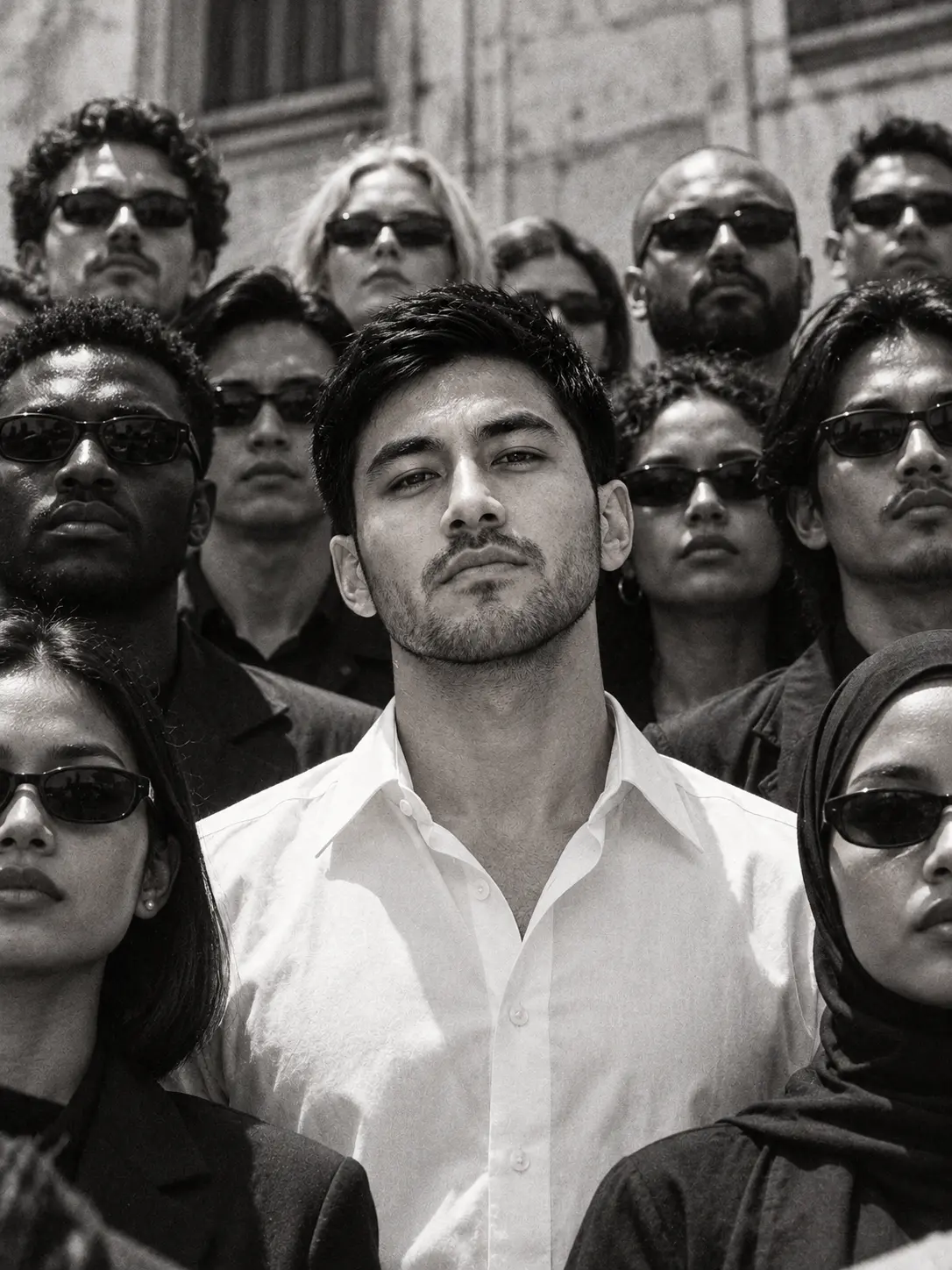 Against the World Editorial Poster